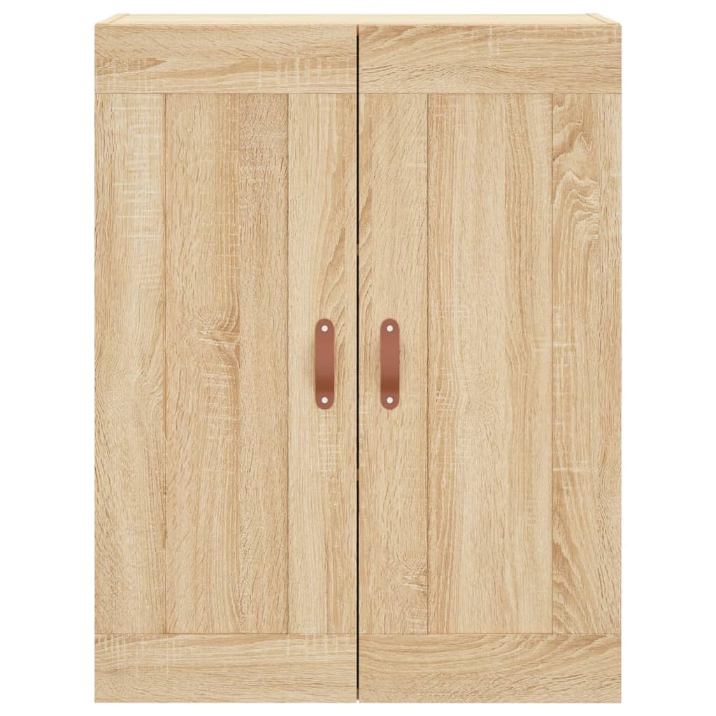 højskab 69,5x34x180 cm konstrueret træ sonoma-eg