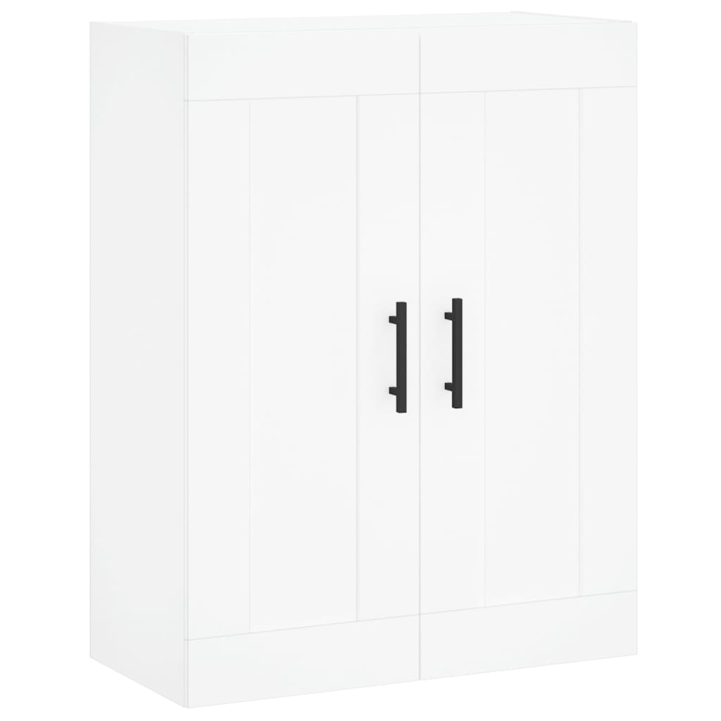 højskab 69,5x34x180 cm konstrueret træ hvid
