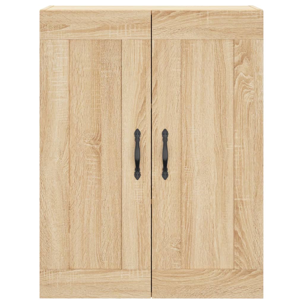 højskab 69,5x34x180 cm konstrueret træ sonoma-eg