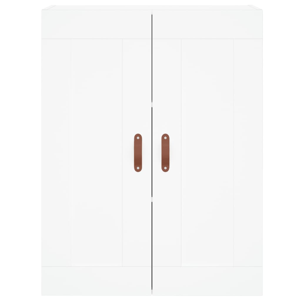 højskab 69,5x34x180 cm konstrueret træ hvid