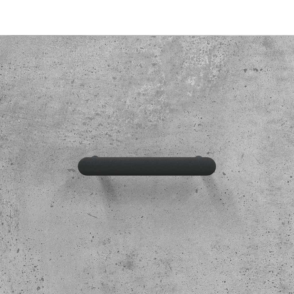 højskab 69,5x34x180 cm konstrueret træ betongrå