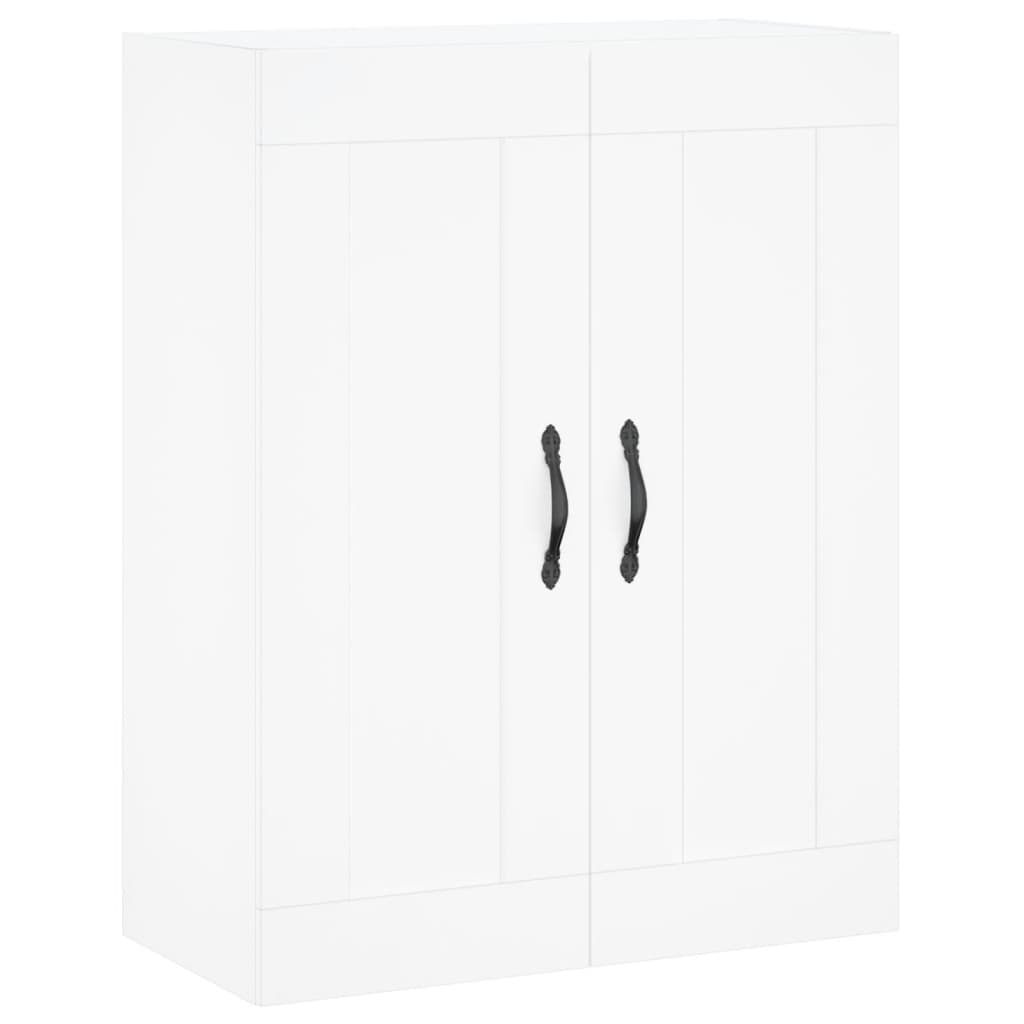 højskab 69,5x34x180 cm konstrueret træ hvid