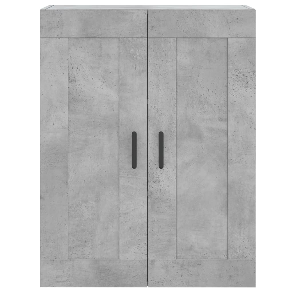 højskab 69,5x34x180 cm konstrueret træ betongrå