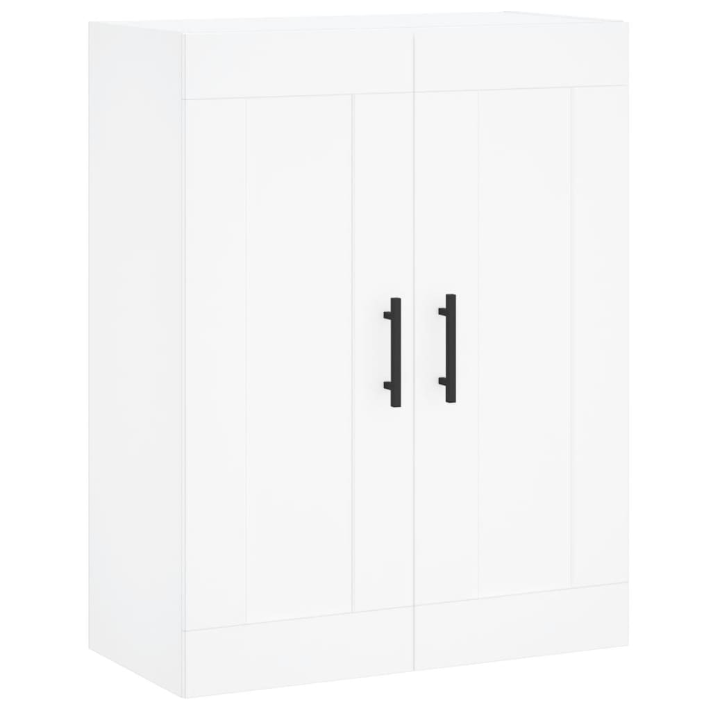 højskab 69,5x34x180 cm konstrueret træ hvid