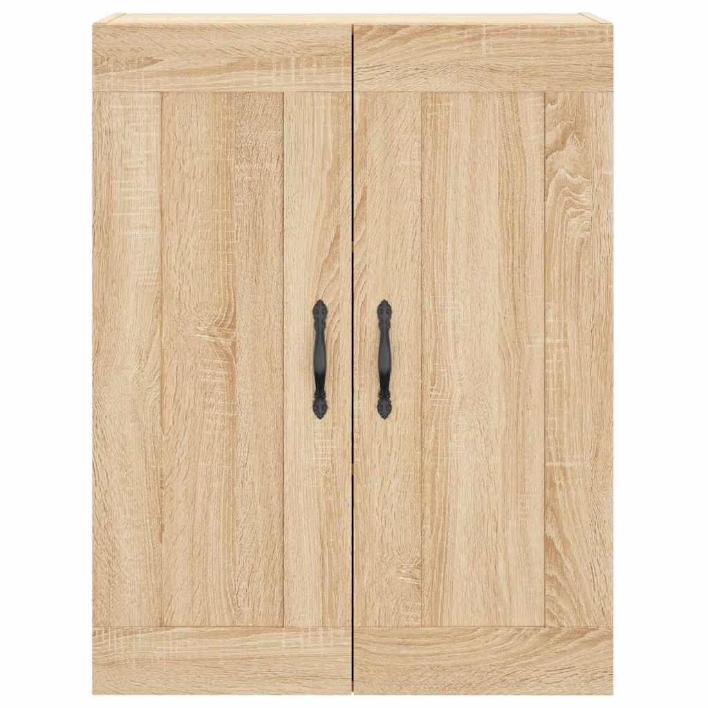 højskab 69,5x34x180 cm konstrueret træ sonoma-eg