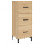 skab 34,5x34x180 cm konstrueret træ sonoma-eg