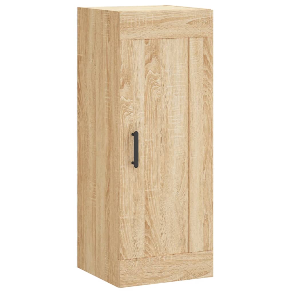 skab 34,5x34x180 cm konstrueret træ sonoma-eg