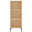skab 34,5x34x180 cm konstrueret træ sonoma-eg