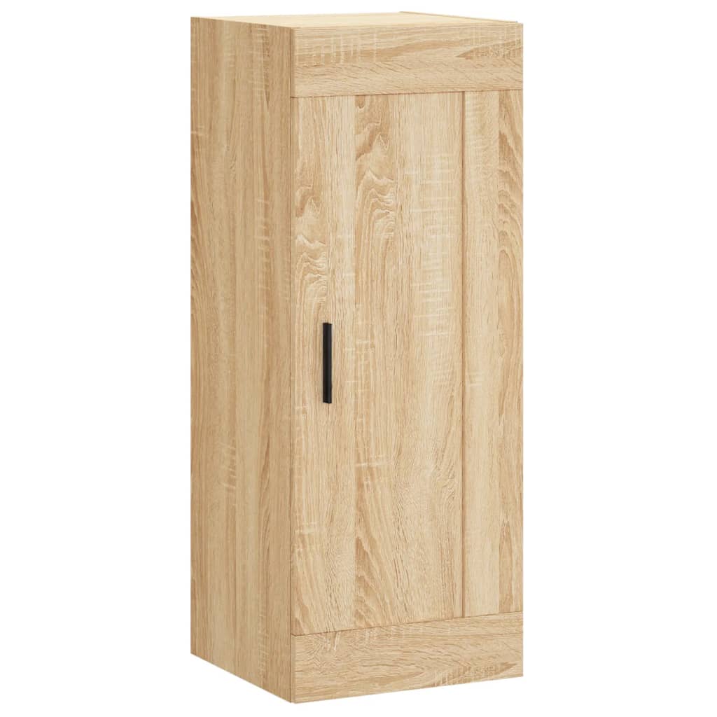 skab 34,5x34x180 cm konstrueret træ sonoma-eg