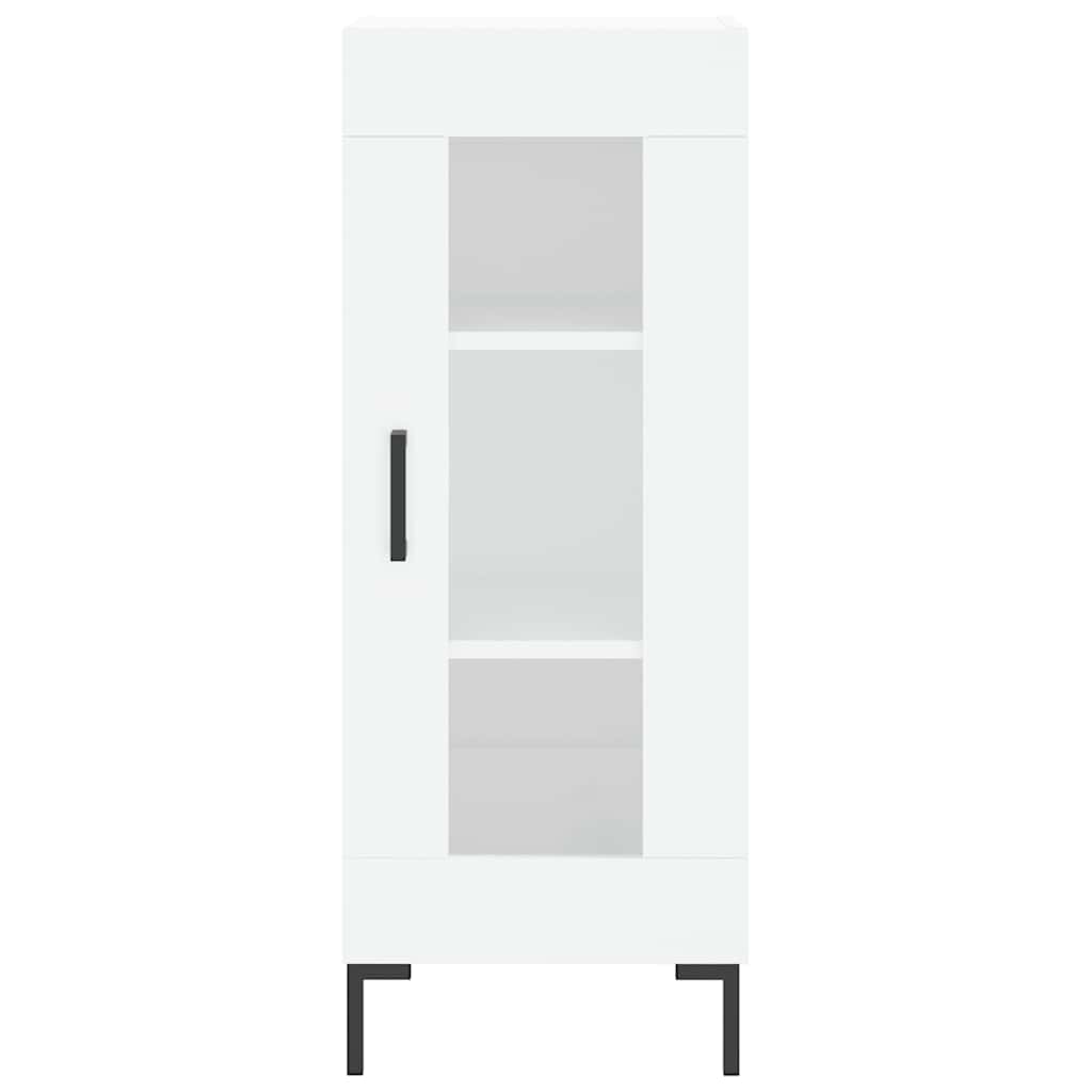 skab 34,5x34x180 cm konstrueret træ hvid