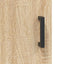 skab 34,5x34x180 cm konstrueret træ sonoma-eg