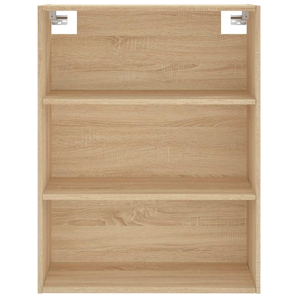 højskab 69,5x34x180 cm konstrueret træ sonoma-eg