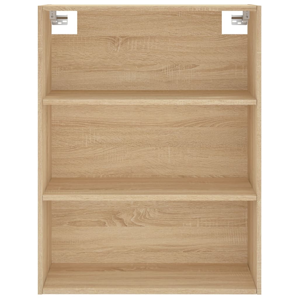 højskab 69,5x34x180 cm konstrueret træ sonoma-eg