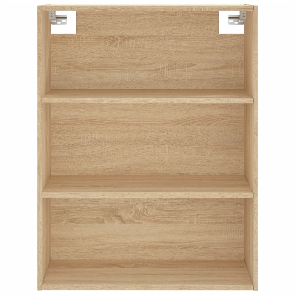 højskab 69,5x34x180 cm konstrueret træ sonoma-eg