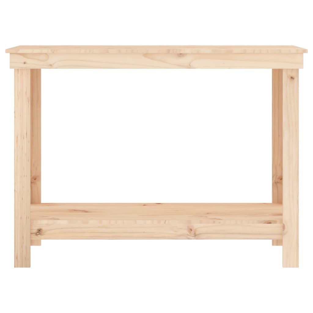 arbejdsbord 110x50x80 cm massivt fyrretræ