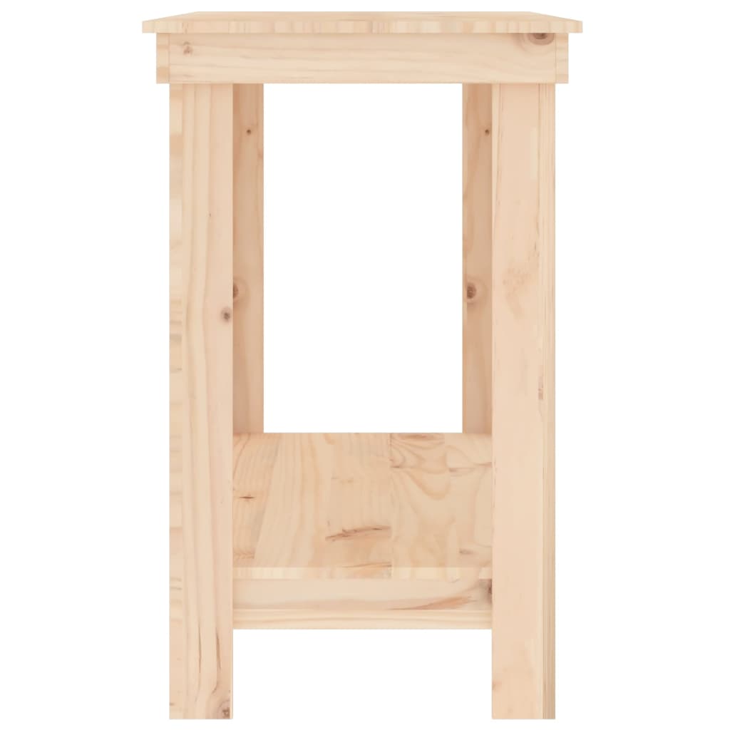 arbejdsbord 110x50x80 cm massivt fyrretræ