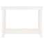 arbejdsbord 110x50x80 cm massivt fyrretræ hvid