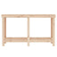 arbejdsbord 140x50x80 cm massivt fyrretræ
