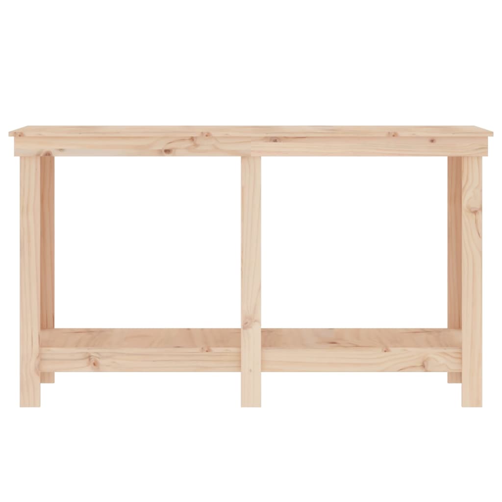 arbejdsbord 140x50x80 cm massivt fyrretræ