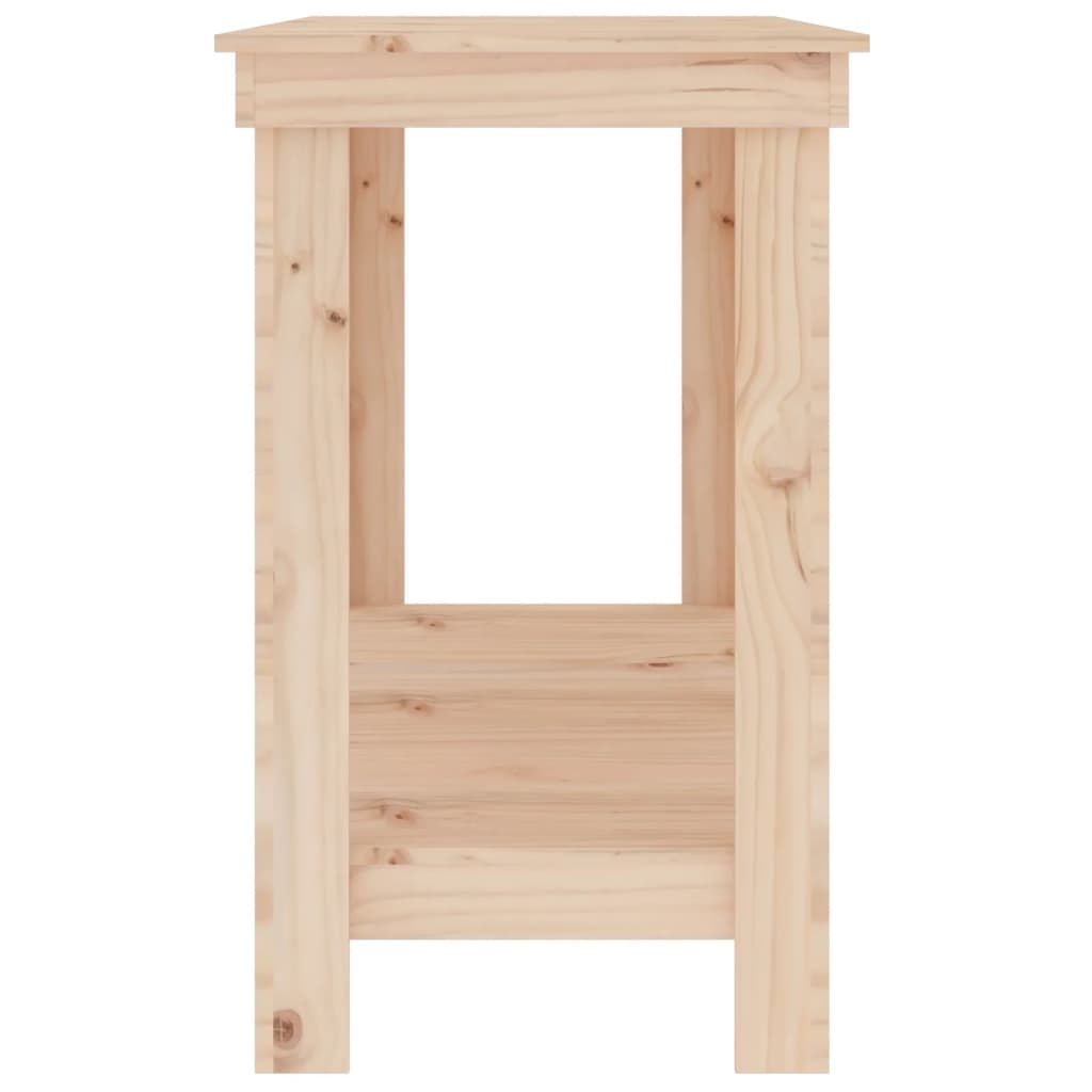 arbejdsbord 140x50x80 cm massivt fyrretræ