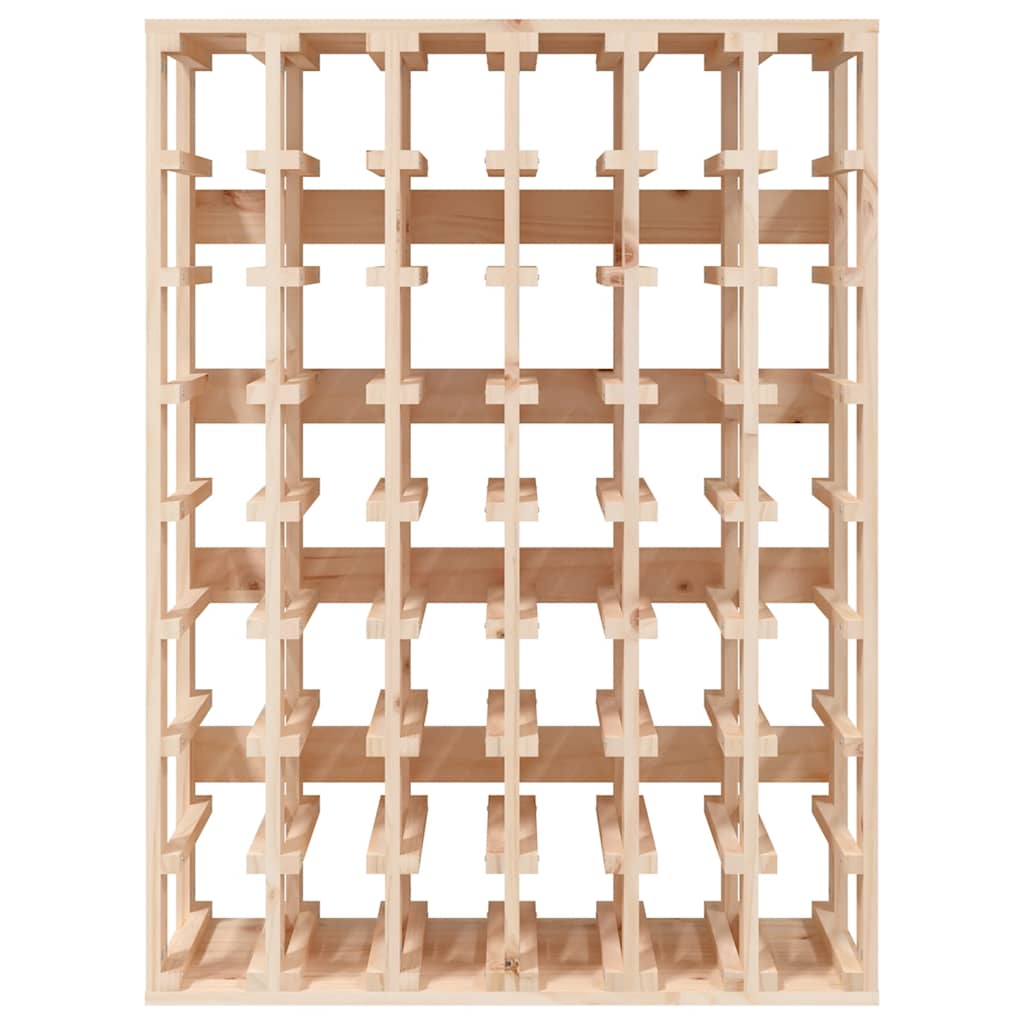 vinreol 70x33x94 cm massivt fyrretræ
