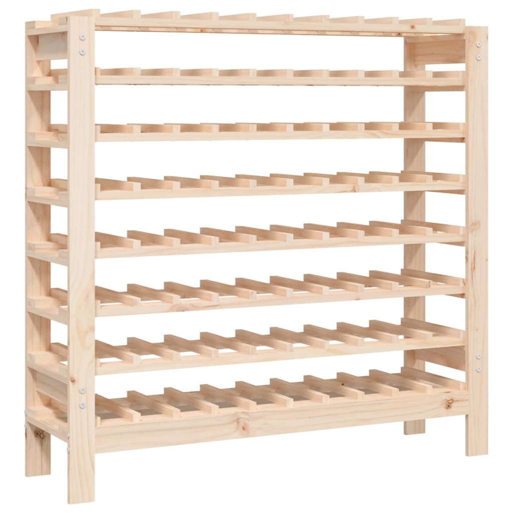 vinreol 109,5x30x107,5 cm massivt fyrretræ