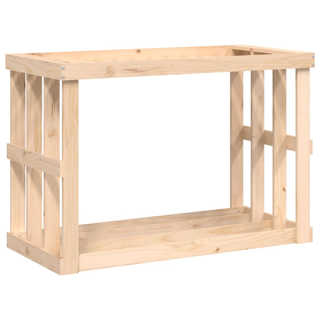 udendørs brændestativ 108x52x74 cm massivt fyrretræ