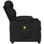 eldrevet massagestol stof sort