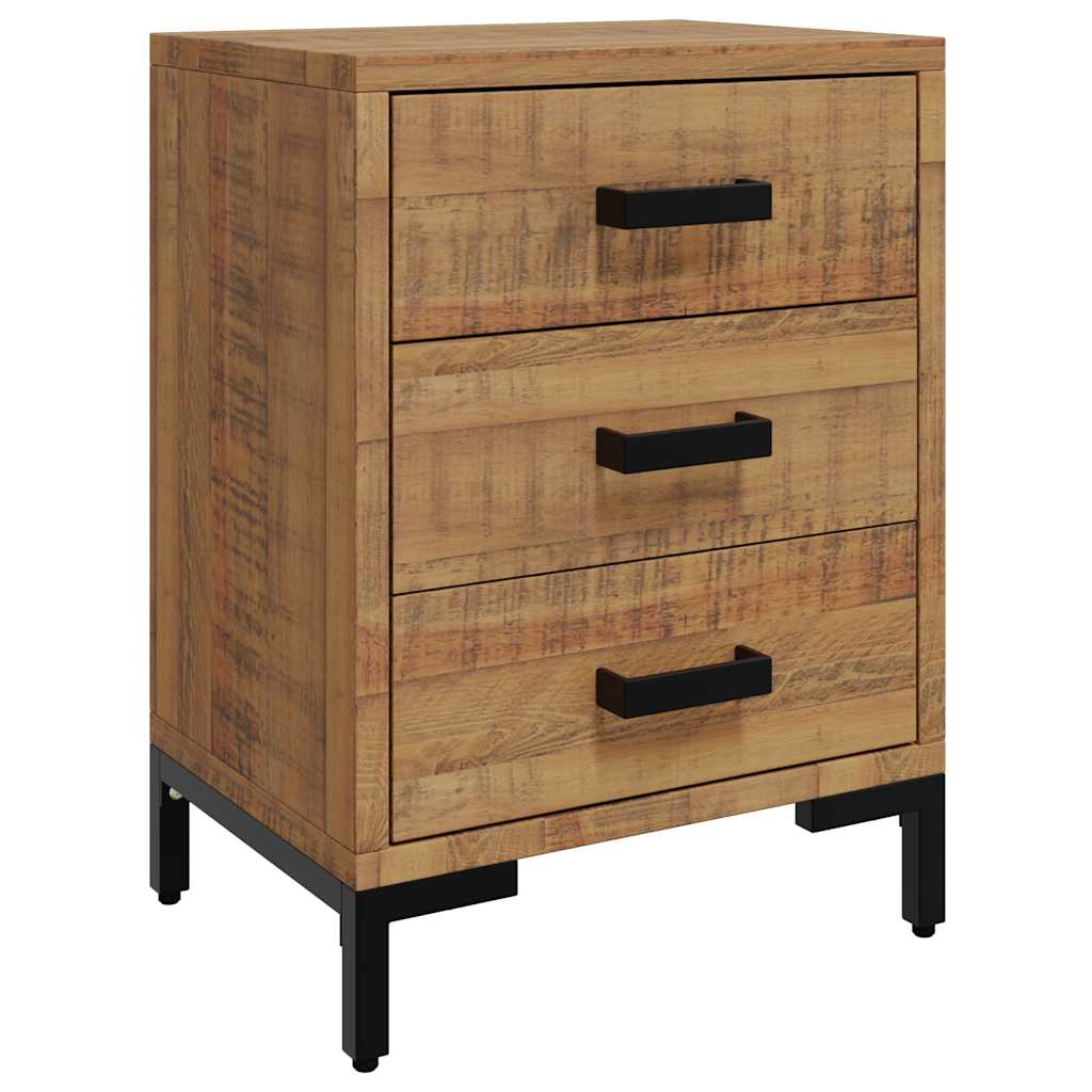 sengeborde 2 stk. 40x30x55 cm massivt fyrretræ