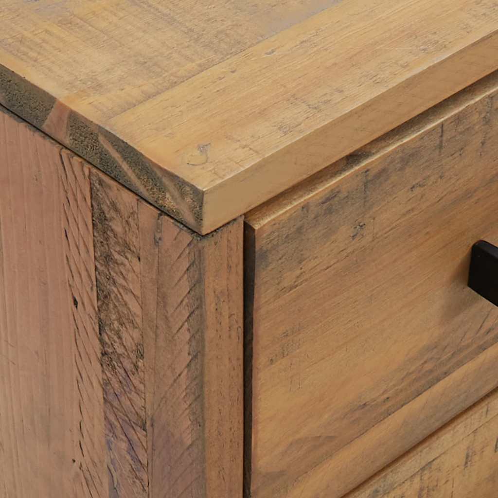 sengeborde 2 stk. 40x30x55 cm massivt fyrretræ