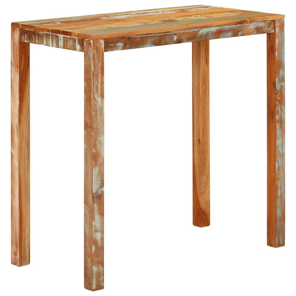 barbord 112x55x108 cm massivt genbrugstræ