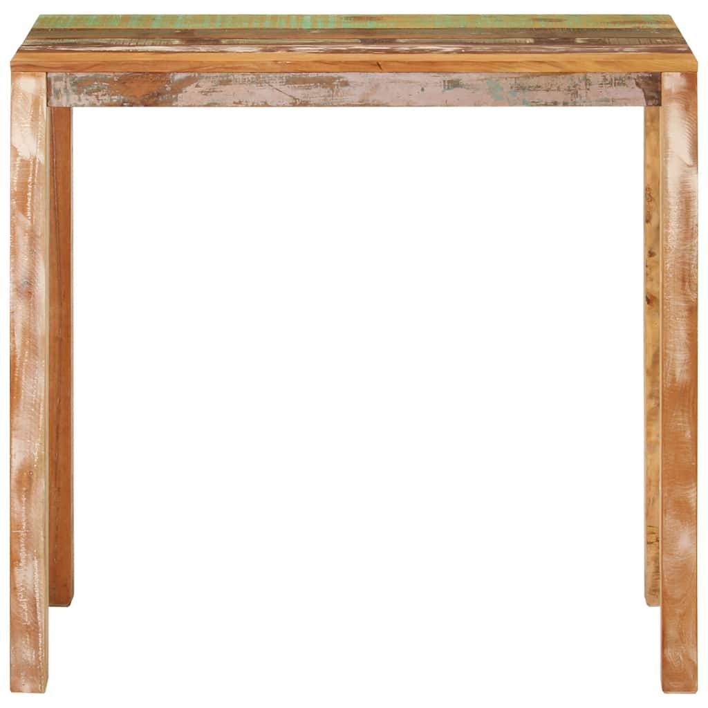 barbord 112x55x108 cm massivt genbrugstræ
