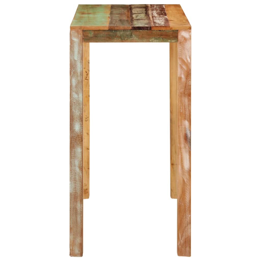 barbord 112x55x108 cm massivt genbrugstræ
