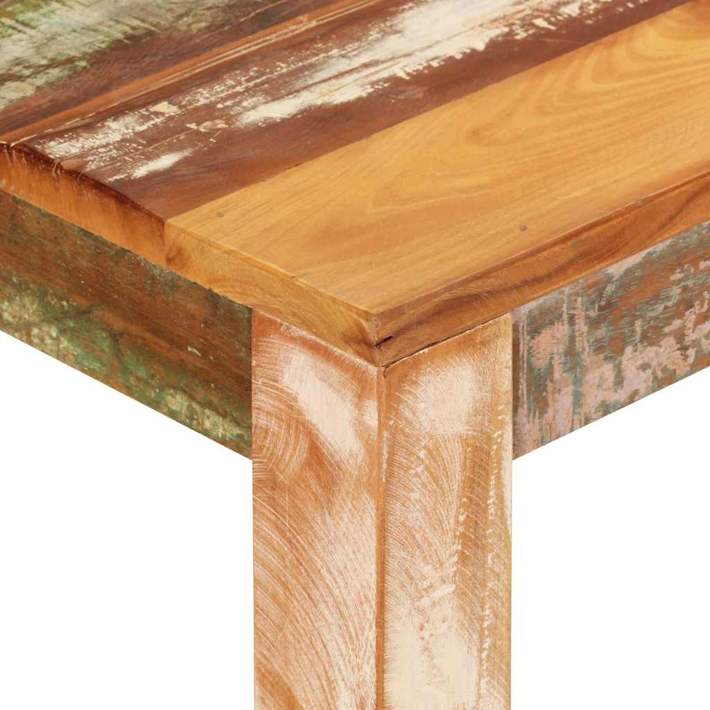 barbord 112x55x108 cm massivt genbrugstræ
