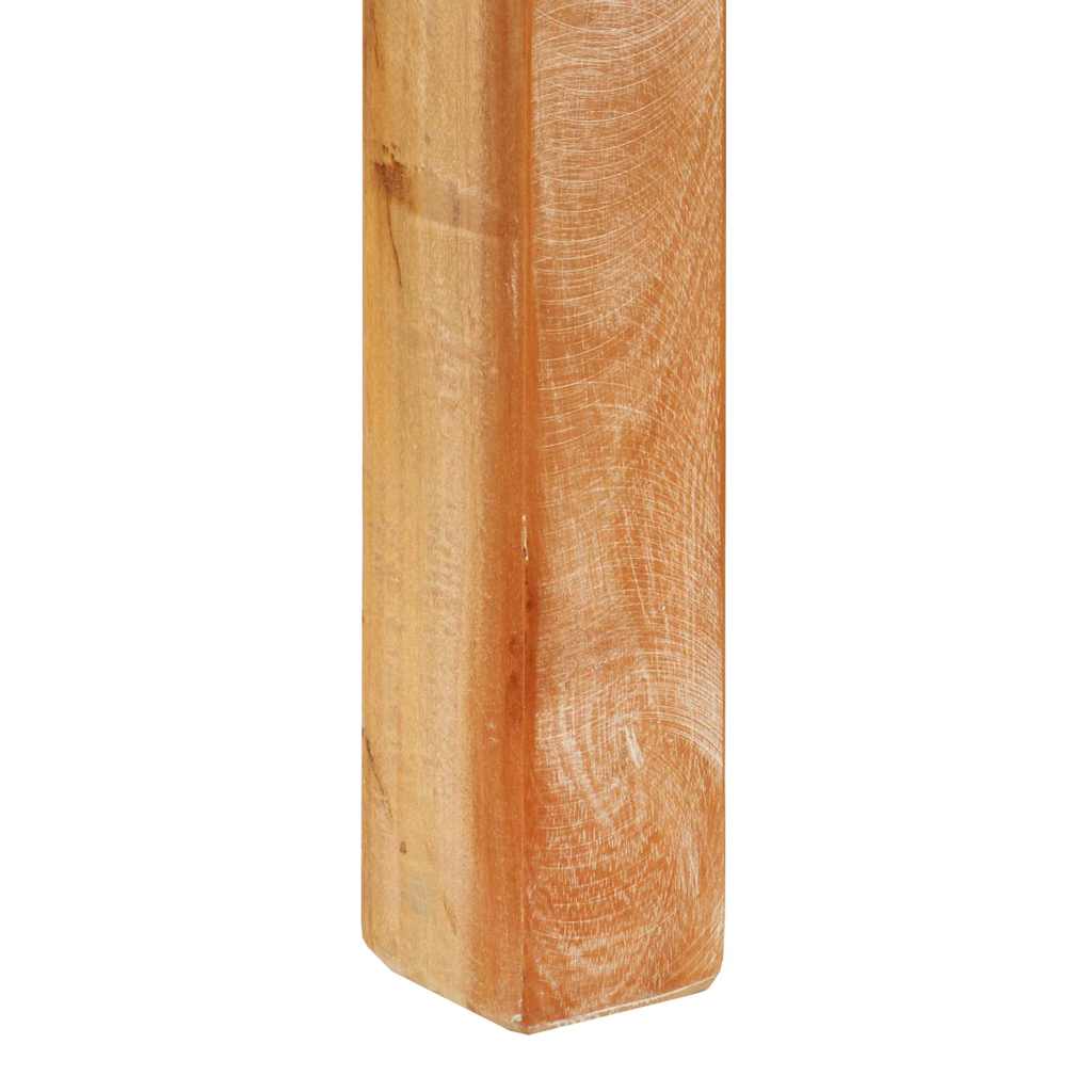 barbord 112x55x108 cm massivt genbrugstræ