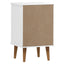 sengebord MOLDE 40x35x65 cm massivt fyrretræ hvid