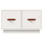 sofabord 60x53x35 cm massivt fyrretræ hvid