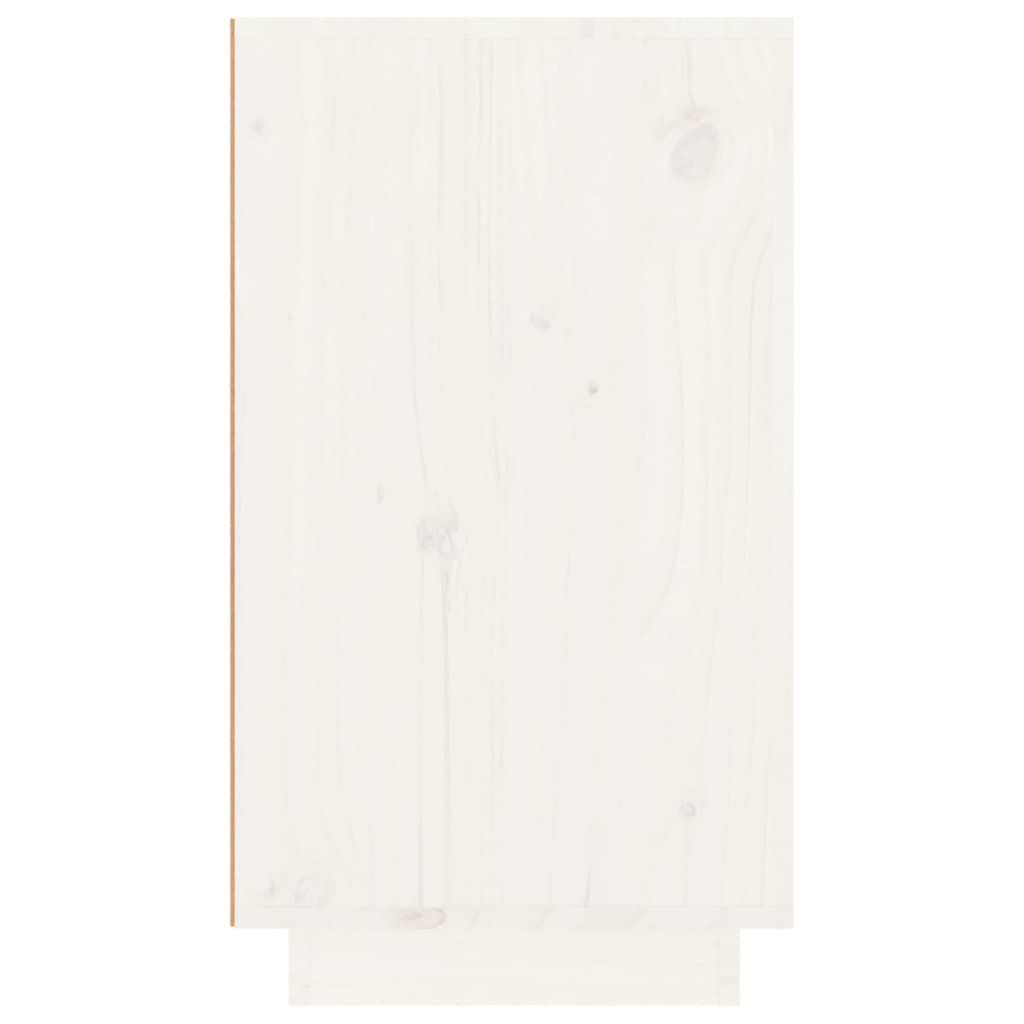 Vinskab 23x34x61 cm massivt fyrretræ hvid