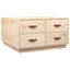 sofabord 80x80x45 cm massivt fyrretræ