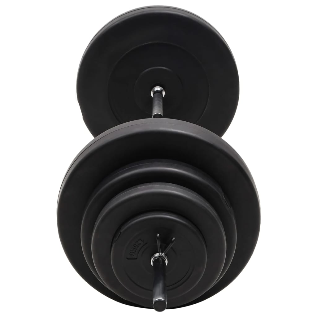 vægtstang med skiver 60 kg