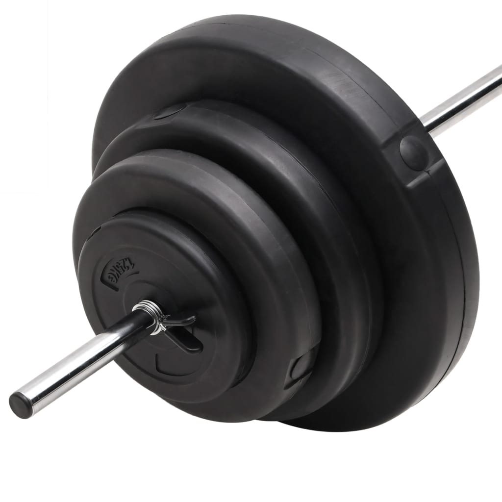 vægtstang med skiver 60 kg