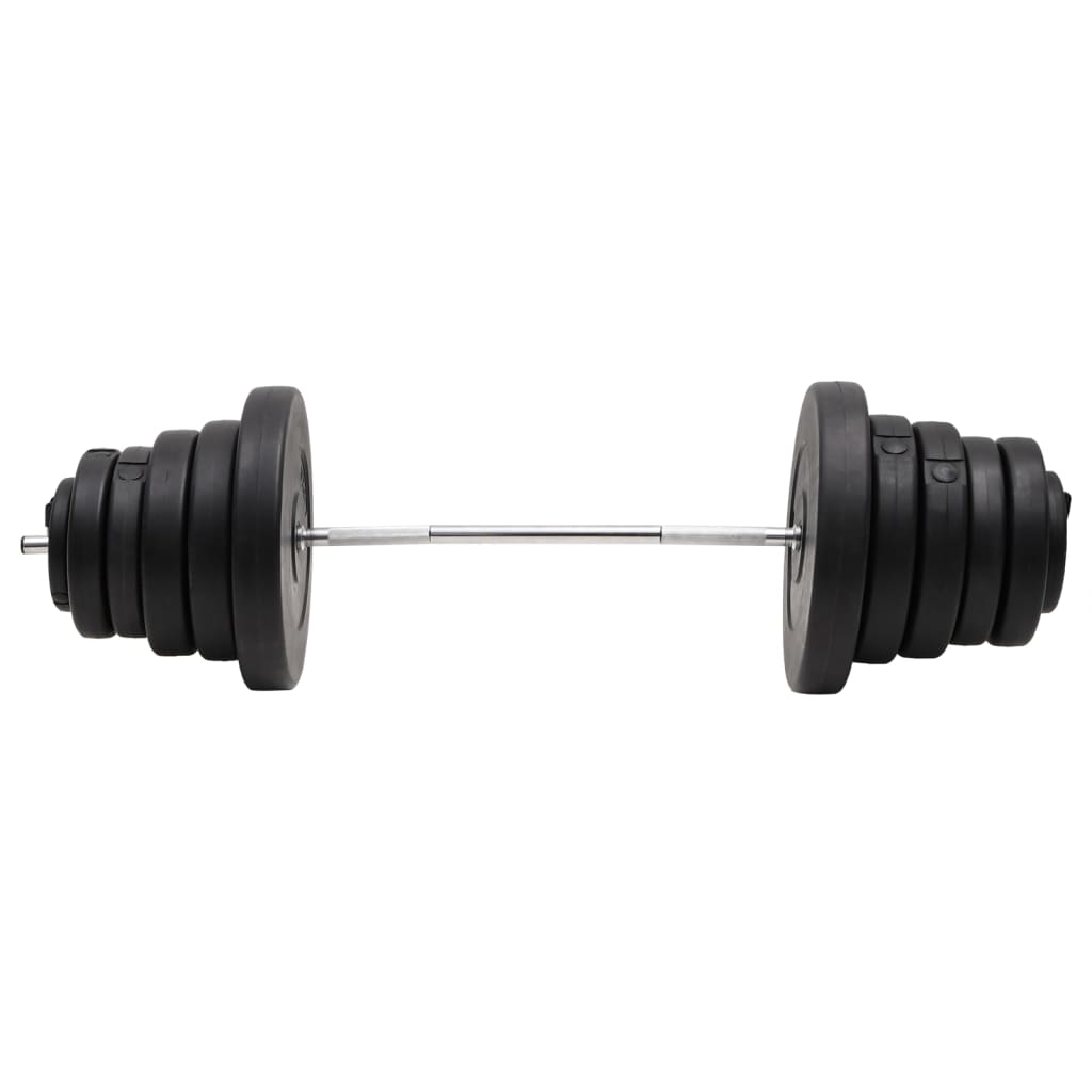 vægtstang med skiver 90 kg