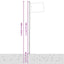 Belgien flag og flagstang 6,08 m aluminium