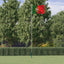 Portugal flag og flagstang 6,08 m aluminium