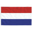 Holland flag og flagstang 5,5 m aluminium