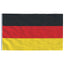 Tyskland flag og flagstang 5,5 m aluminium