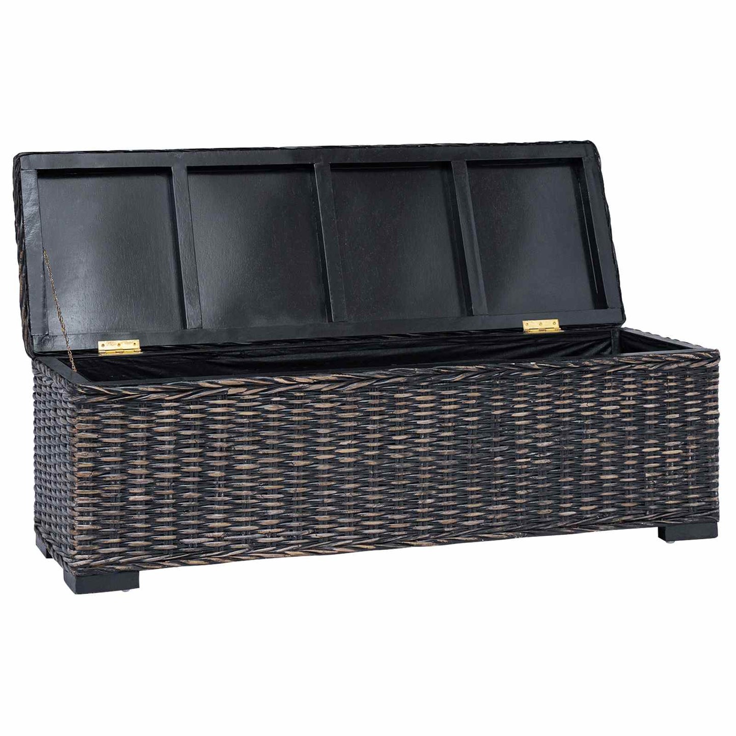 Opbevaringskasse Sort 110 x 35 x 45 cm