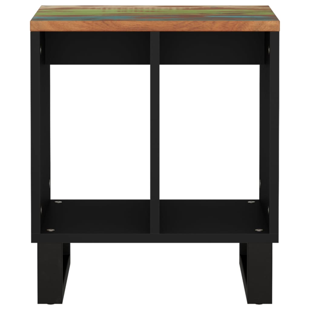 sidebord 40x31x46 cm massivt genbrugstræ og konstrueret træ