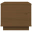sofabord 40x50x35 cm massivt fyrretræ gyldenbrun