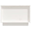 sofabord 60x50x35 cm massivt fyrretræ hvid